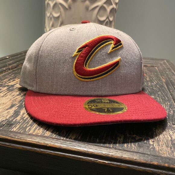 Cleveland Cavaliers Cavs New Era 59fifty 7 5/8 Hat Cap NBA - Picture 1 of 6